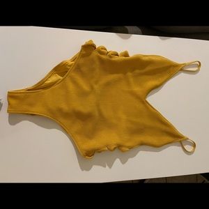 Topshop crinkle one piece